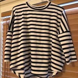 Pomander Place Blue & White Stripe Shirt